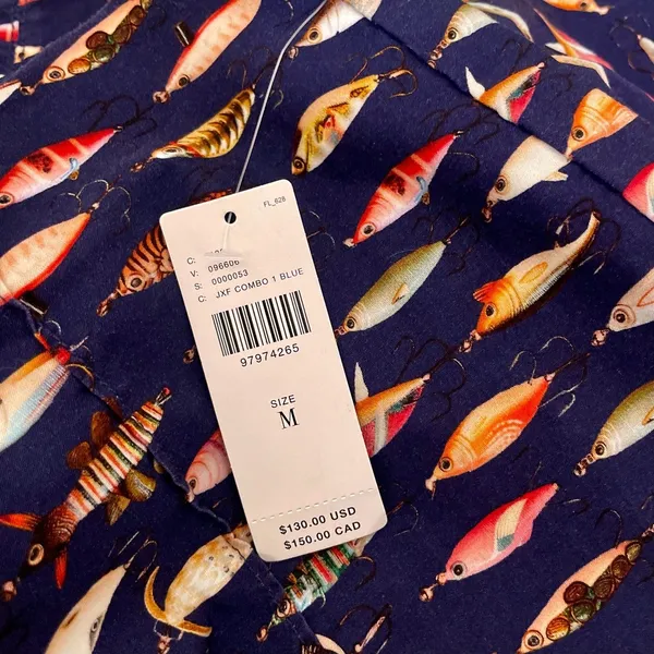 NWT!! Anthropologie MAEVE Fishing Lures Capri Pants Elastic Waist Cropped Medium - Image 12