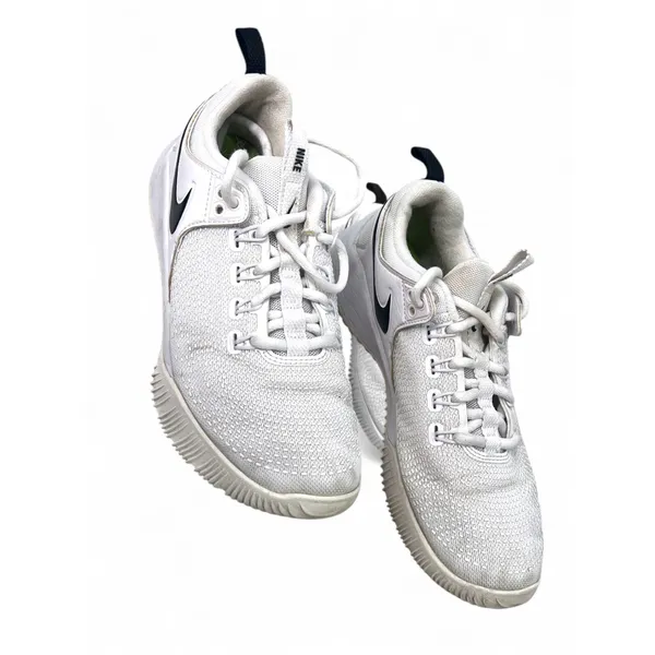 Nike | 6 | Women's Zoom HyperAce 2 Volleyball Shoe White/Black Sneakers Tennis - Image 2