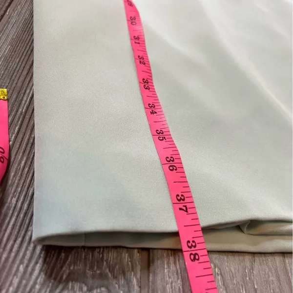 Pamella Roland mint sheath‎ dress light blue green sleeveless - Image 5