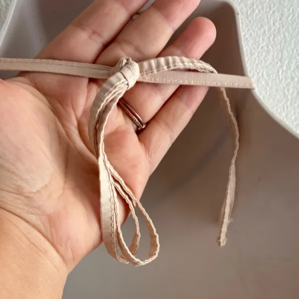 Zara Neutral Halter Backless Wide-Leg Jumpsuit M - Image 10