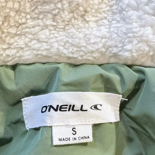 O’Neill Cheyenne Hooded Puffer Jacket Vineyard Green Women’s Size Small💚 - Image 12