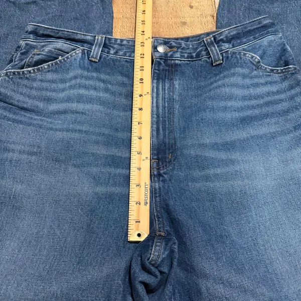 Madewell Women's Medium Denim The Curvy Balloon Jeans Sz 32 Horseshoe Streetwear - Image 5
