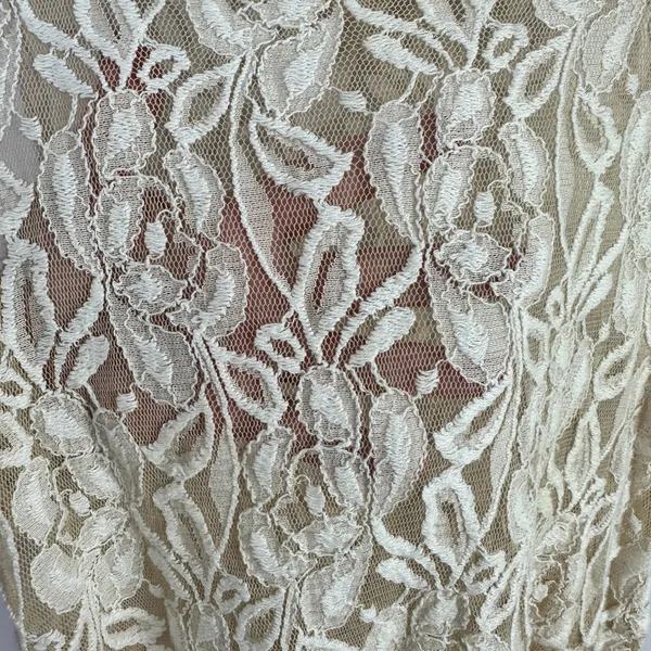 Free People Lace Dress Small Ivory Sheer Boho Cottagecore Fairy Romantic Vintage - Image 5