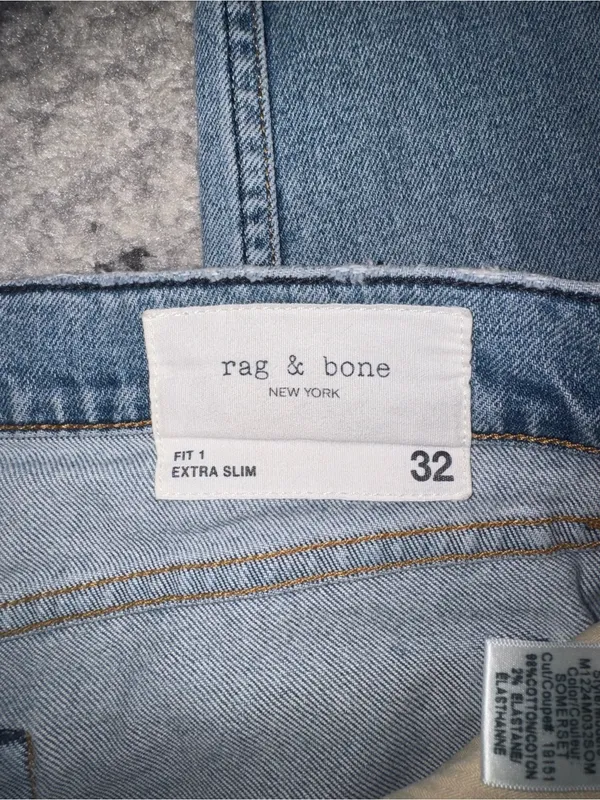 rag & bone Light Wash Slim Jeans - Image 2