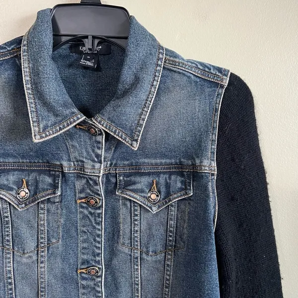 Karen kane jean jacket M‎ - Image 3