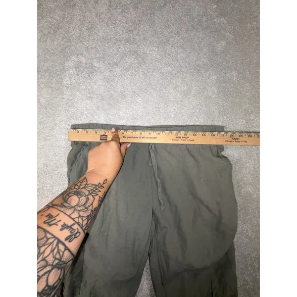 gramicci pants womens green‎ cotton tencel cargo pockets - Image 10