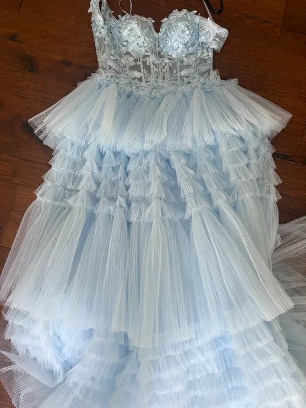 Blue Prom Dress Size XS - Image 3