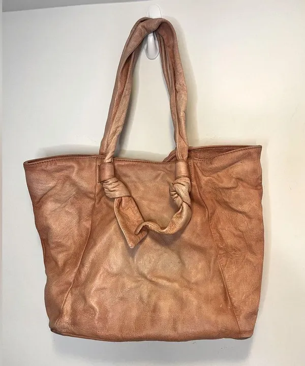Frye Nora Knotted Hobo Tote Leather Pink - Image 3
