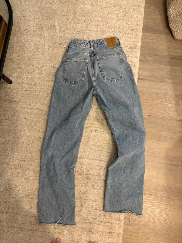 Zara high waist straight ankle rigid jeans - Image 6
