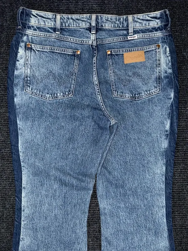 Wrangler NWOT Womens Two Tone Color Block High Rise Westward Bootcut Jeans 32x32 - Image 4