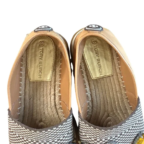 Tory Burch Crystal Daisy Espadrilles Jeweled Slip On‎ 6.5 - Image 3