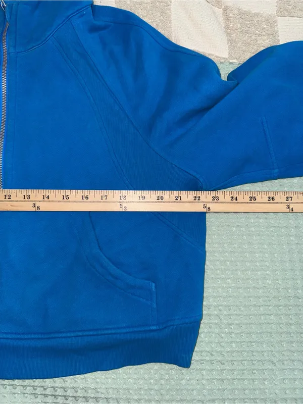 Lululemon Scuba Oversized Half-Zip Hoodie Poolside M/L - Image 2