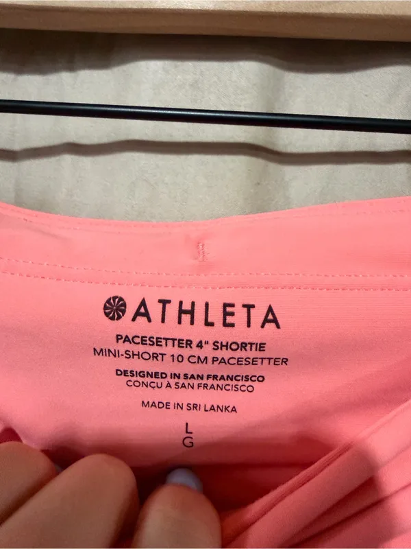 Athleta pacesetter 4” shortie shorts - Image 3