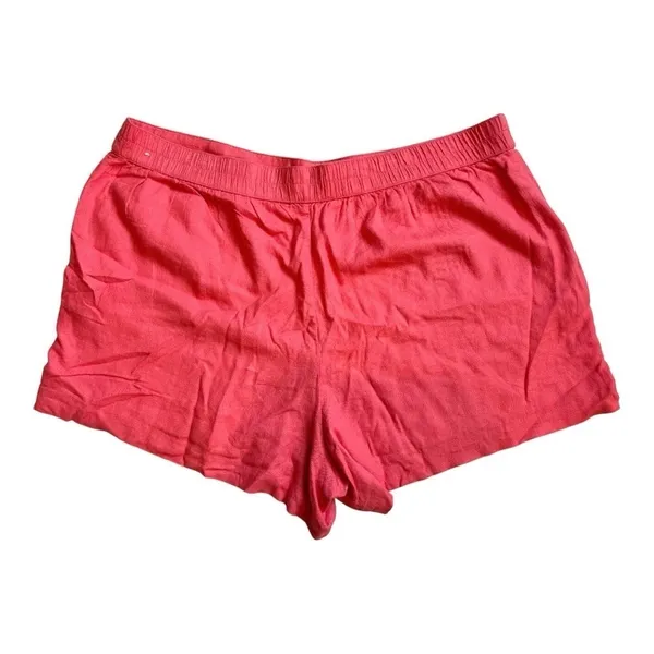 Abercrombie and Fitch Pink Linen Blend Pull-On Shorts Women’s XXL - Image 2
