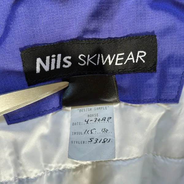 One Piece NILS Vintage Purple Ski Suit 4P - Image 7