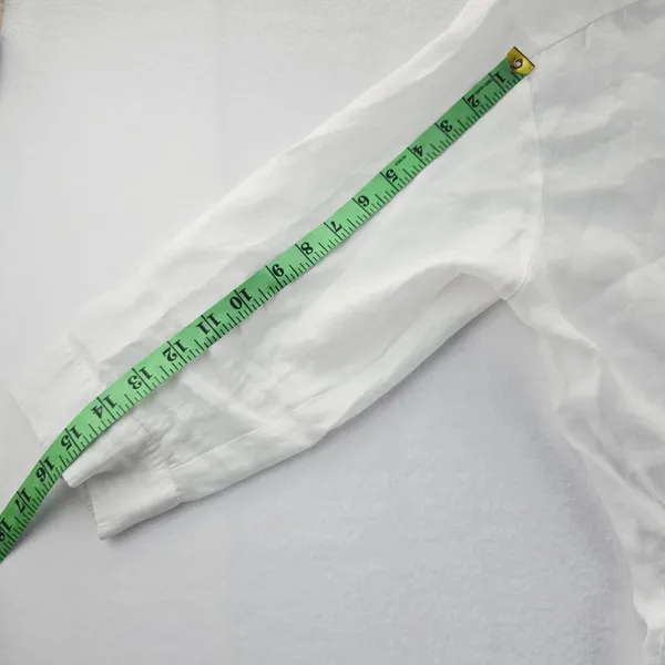 Zara‎ Basic White Lyocell Blend Shirt Dress Button Front Casual Coastal Medium - Image 9