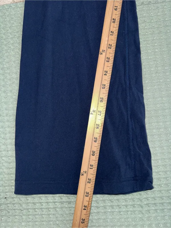 Lululemon Groove Super-High-Rise Flared Pant Nulu™ True Navy size 14 - Image 2