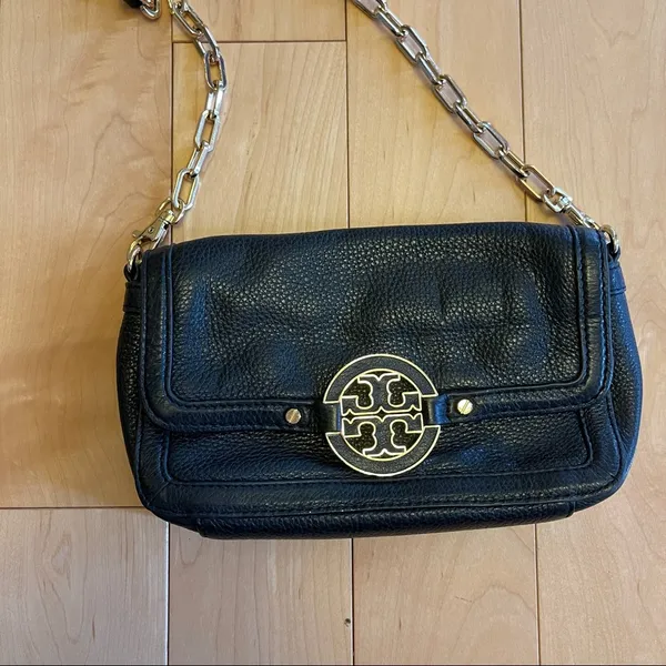Tory Burch Crossbody in Black and Gold - Image 2