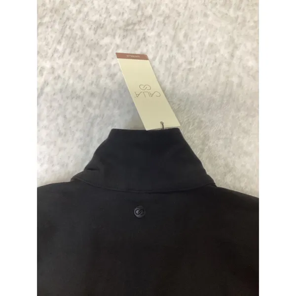 CALIA Lustralux Jacket Womens XXS Pure Black Full Zip Activewear WAX33058 NWT - Image 5