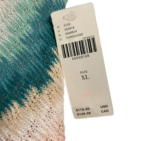 Maeve Anthropologie Women's Chevron Striped‎ MARIA Knit Midi Skirt Size XL NWT - Image 4