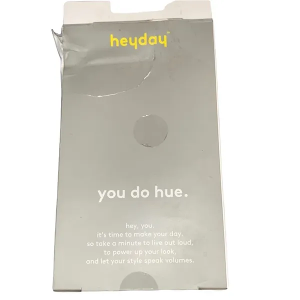 Heyday iPhone XR Case Clear Floral Purple Blue‎ Slim Protective NWT - Image 2