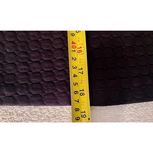 Laundry By Shelli Segal Women’s Black Quilted Zipper Pocket Skirt Size 10 - Image 8