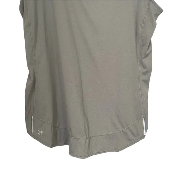 Athleta Record Breaker Tank Top Workout Gym Yoga Running Gray Size L Sleeveless - Image 3