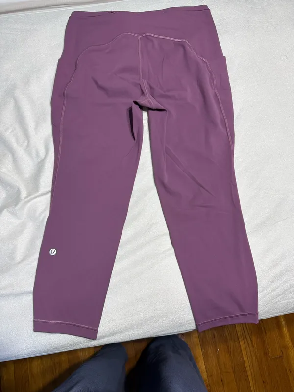Lululemon Swift Speed Crop legging in Vintage Plum - Image 2