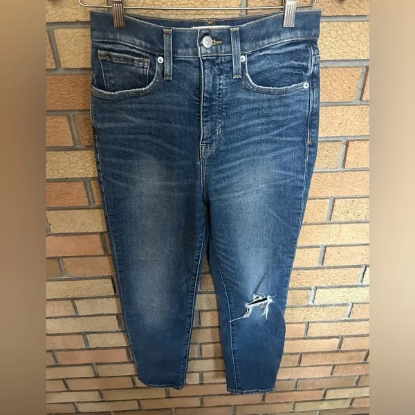 Madewell The Momjean: Comfort Stretch Edition Distressed Size 25 - Image 3