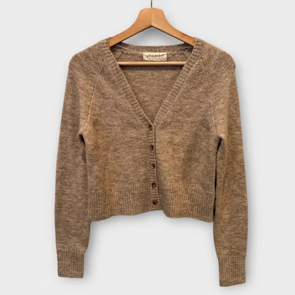 Free People School Girl Crop Softspun Cardigan Size XS - Image 5