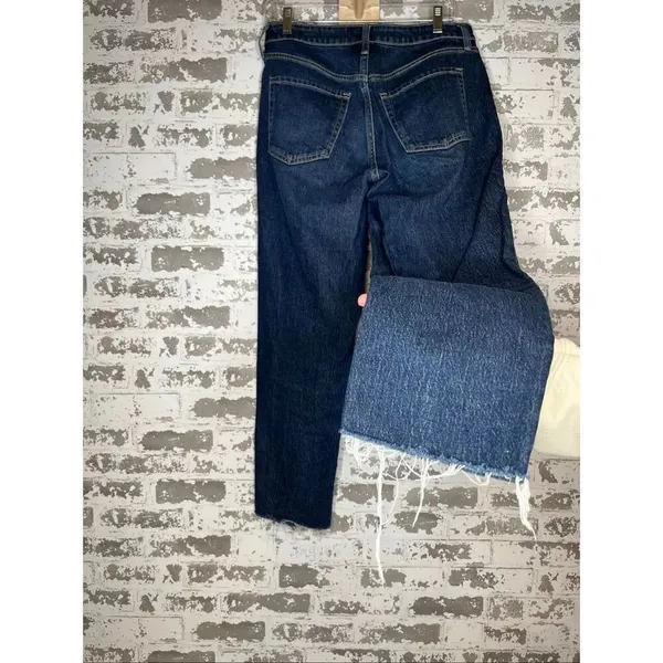 Old navy | women OG straight highrise denim button fly jeans - Image 7