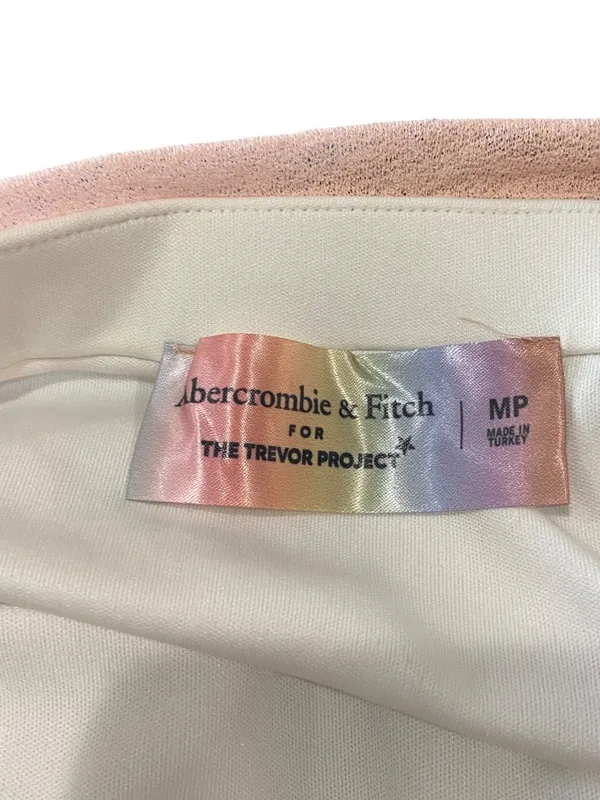 Abercrombie & Fitch The Trevor Project Rainbow Asymmetrical Swim Cover Size MP - Image 3