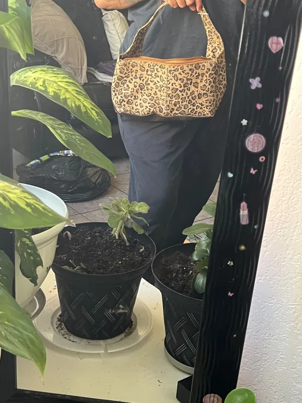 Leopard Print Shoulder Bag - Image 10