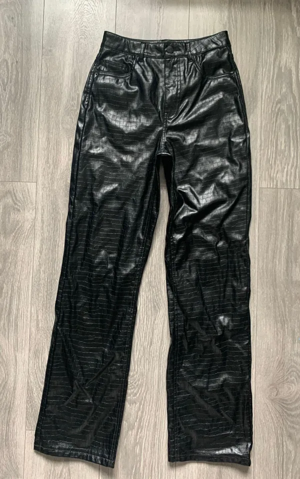 VERO MODA Leather Straight leg Pants - Image 9