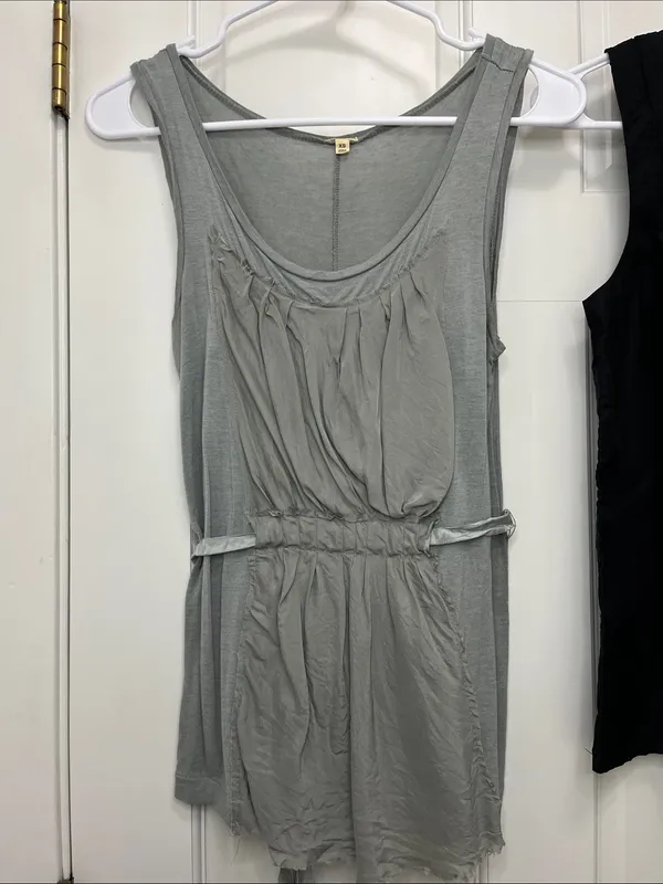 Banana Republic & J. Crew Sleeveless Silk Blend Blouse - Size XS - Image 3