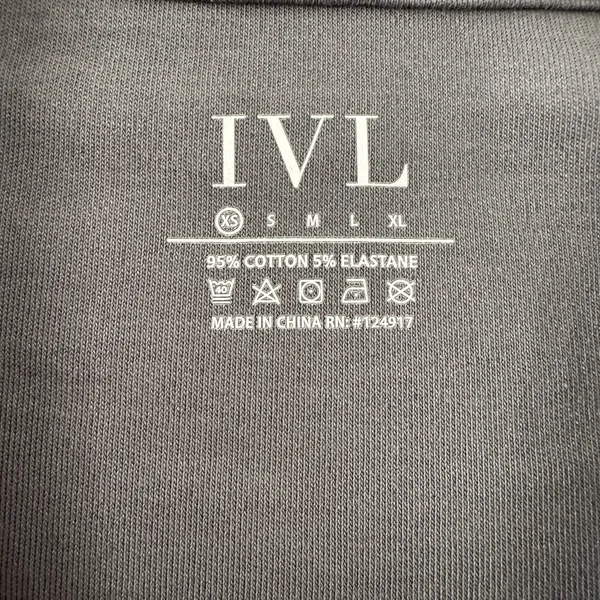 NWT IVL Collective Cotton Jersey Cropped Top‎ Women's Gray XS Athletic Gym - Image 8