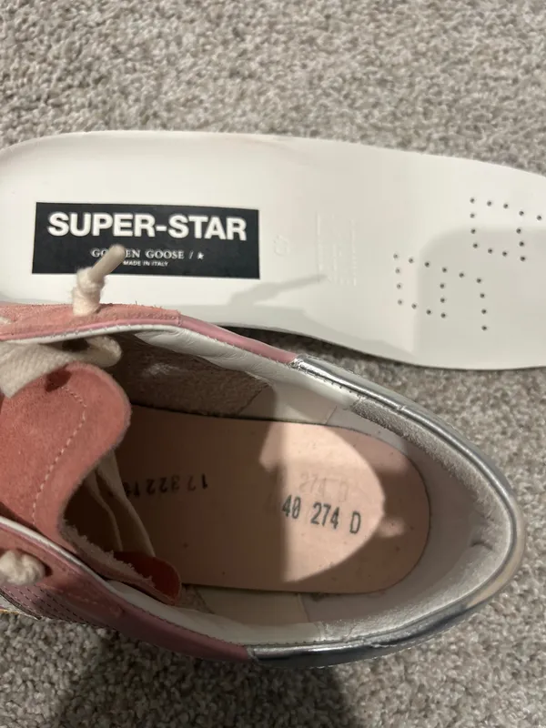Golden Goose Superstar Sneakers Pink - Image 7