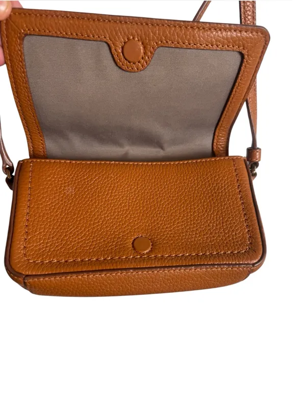 Marc Jacobs Leather Crossbody Bag Cognac - Image 8