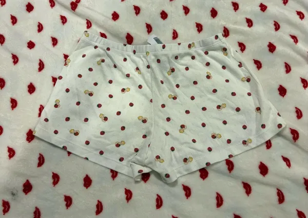 Brandy Melville/john galt strawberries and babies pj shorts NWT - Image 2