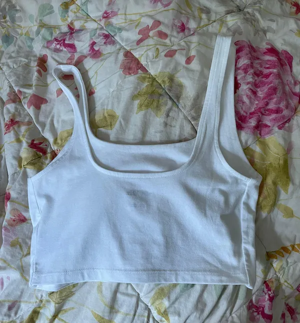 Wild Fable white cropped tank - Image 3