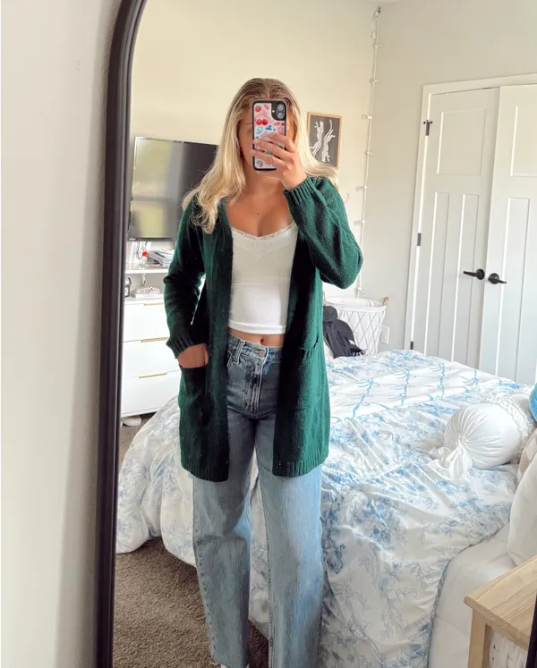 TJ Maxx Cardigan Sweater With Pockets - Image 3