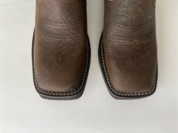 Justin Gypsy Raya turquoise cowgirl boots square toe NEW 6.5 READ Description - Image 8