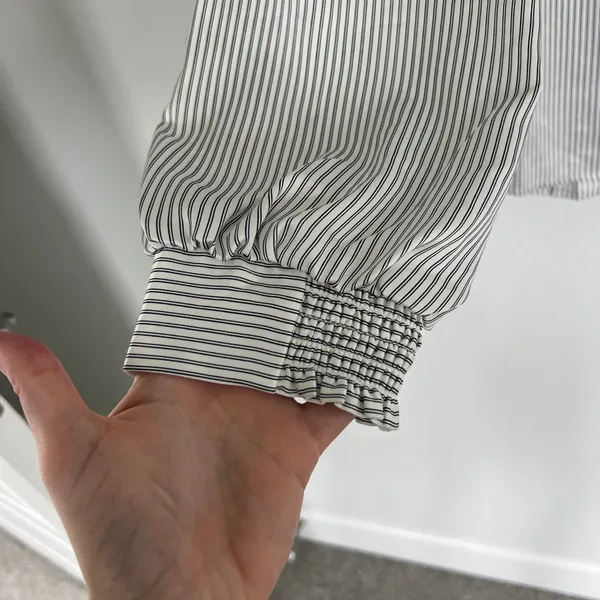 Cabi Striped Blouse Size Large   - Image 6
