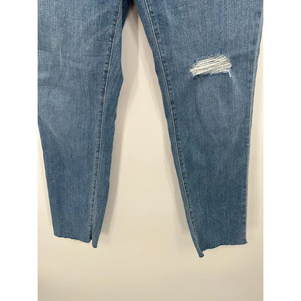 Madewell The Perfect Vintage Jean Women 26 Blue Medium Wash Raw Hem CKP461199646 - Image 3