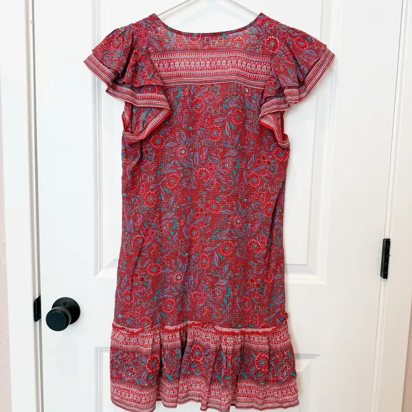 Veronica Beard Womens Boho Mini Dress Size XS‎ Resort Travel Summer - Image 4