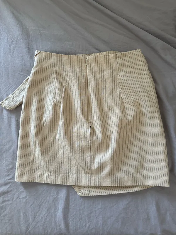 ZARA Striped Mini Skirt Wrap - Image 3