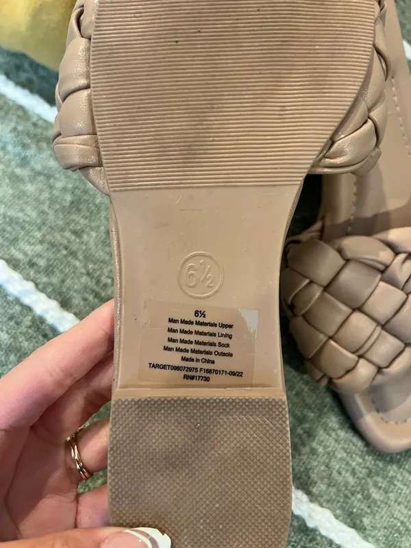 Tan Sandals Size 6 - Image 2