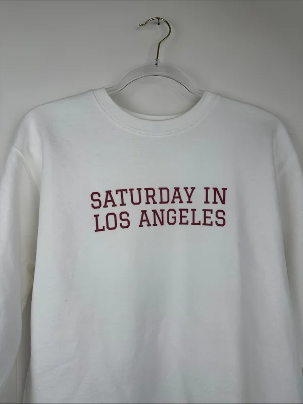 Gameday Graduate Saturday in Los Angeles USC Trojans White Pullover Sweatshirt M - Image 2