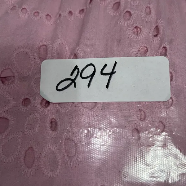 Sanctuary Pink Eyelet Maxi Dress Puff Sleeve Tiered Cotton Blend Size 6 V Neck - Image 11