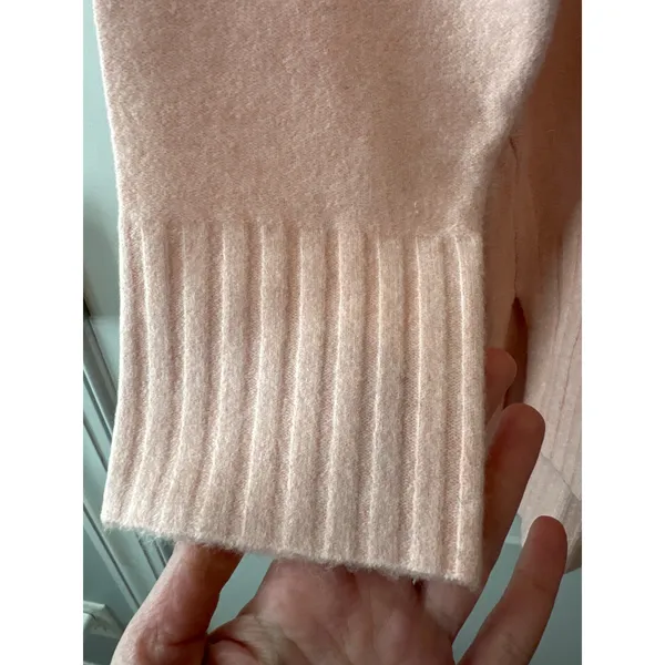 Free People NWT Pink Lotus Phoebe Oversized Pullover‎ Sweater Size M - Image 4